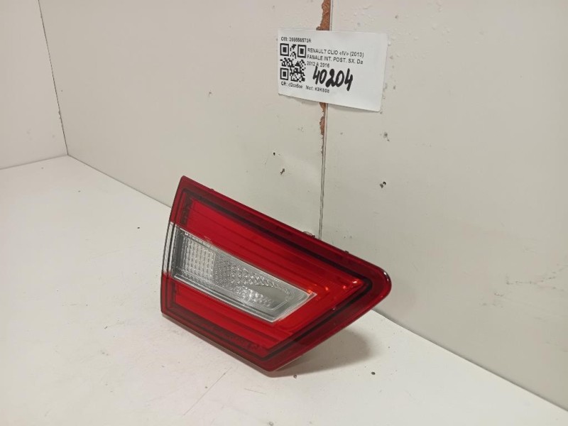 Fanale INT POST SX 265556573R Renault CLIO IV 2013