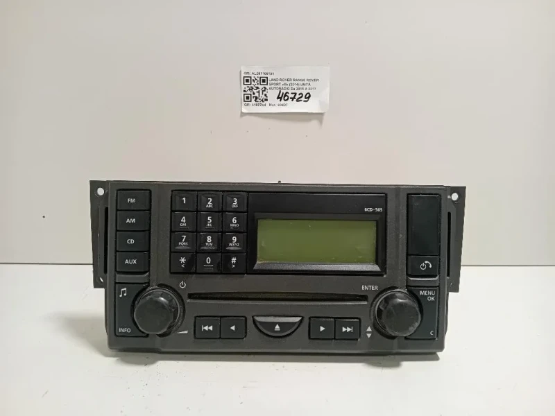 Unità Autoradio VUX500340 Land Rover Range Rover Sport III 2014