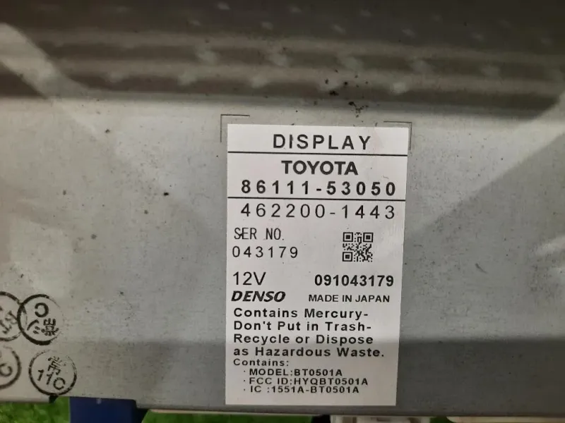 Unità Autoradio 8612053420 8611153050 Lexus Serie IS II 2006