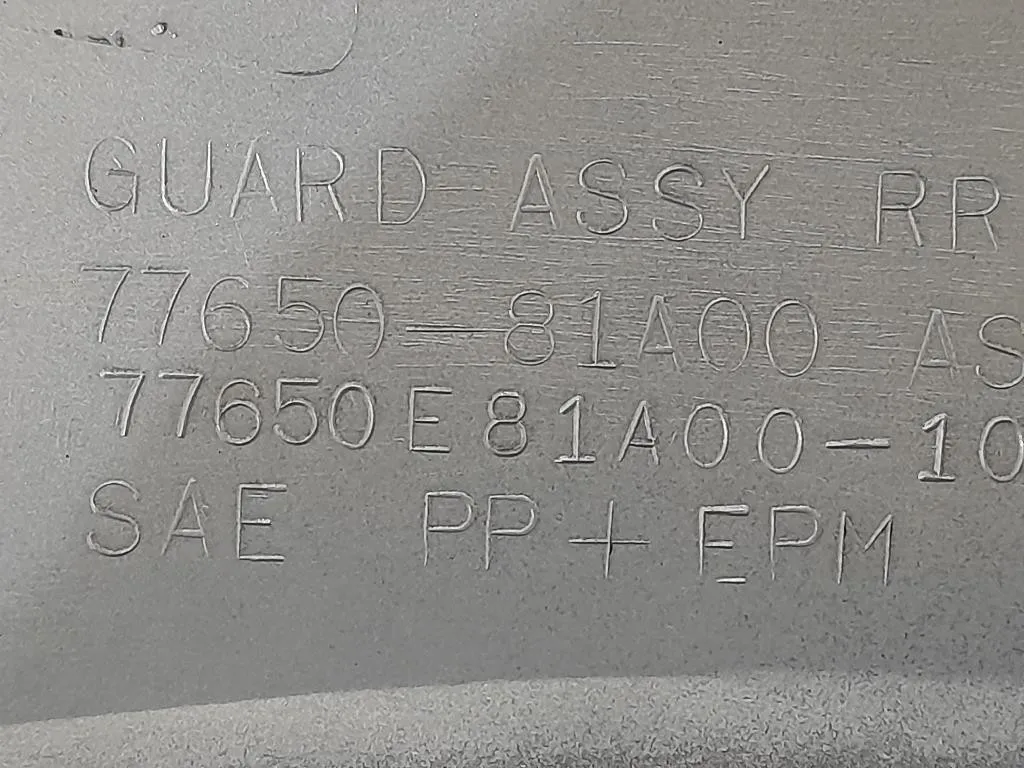 Parafango POST SX 7755091A00 Suzuki Jimny I 1999