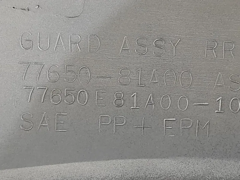 Parafango POST SX 7755091A00 Suzuki Jimny I 1999