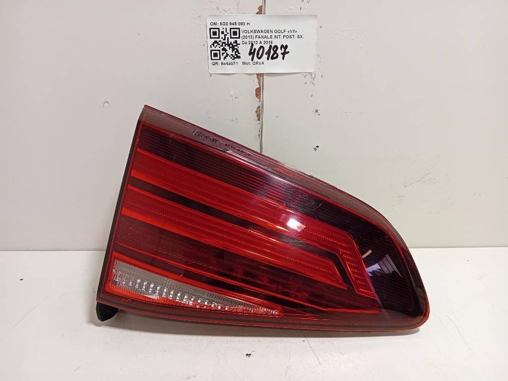Fanale INT POST SX 5G0 945 093 H Volkswagen GOLF VII 2013
