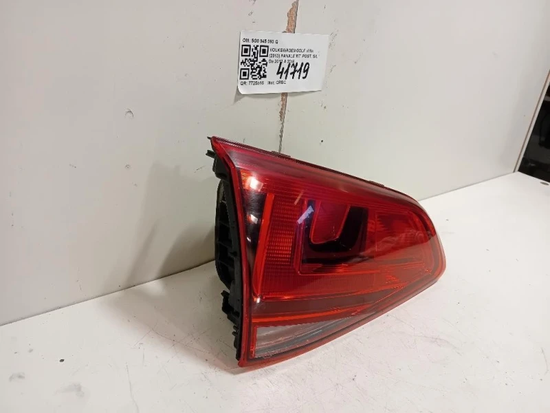 Fanale INT POST SX 5G0 945 093 Q Volkswagen GOLF VII 2013