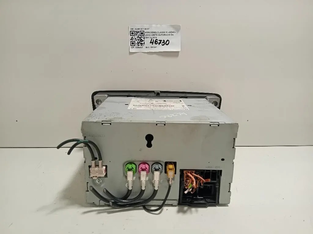 Unità Autoradio A246 901 99 01 Mercedes Classe B W246 2012