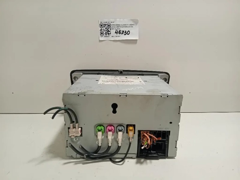 Unità Autoradio A246 901 99 01 Mercedes Classe B W246 2012
