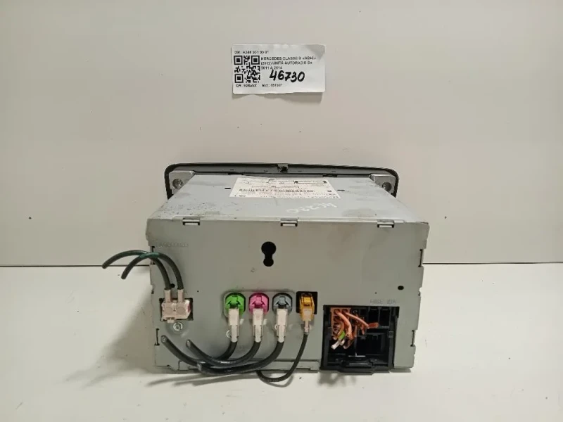 Unità Autoradio A246 901 99 01 Mercedes Classe B W246 2012