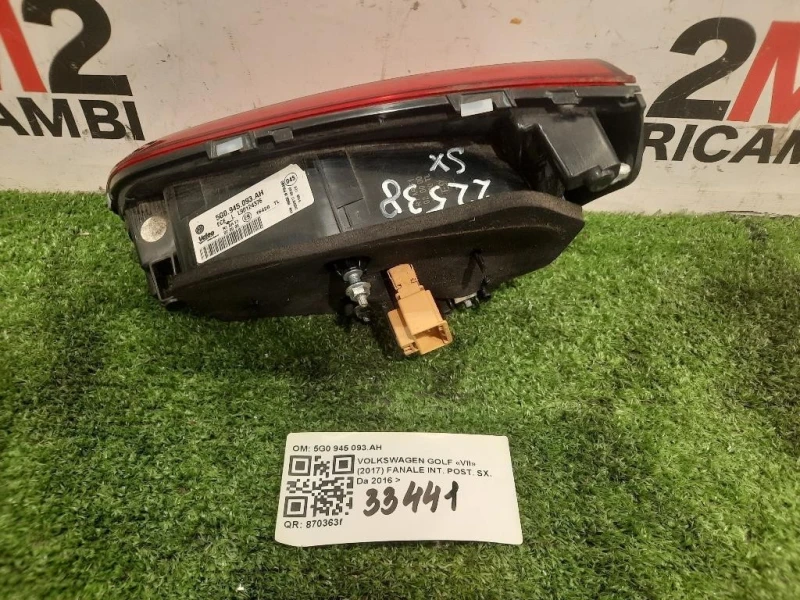 Fanale INT POST SX 5G0 945 093AH Volkswagen GOLF VII 2017