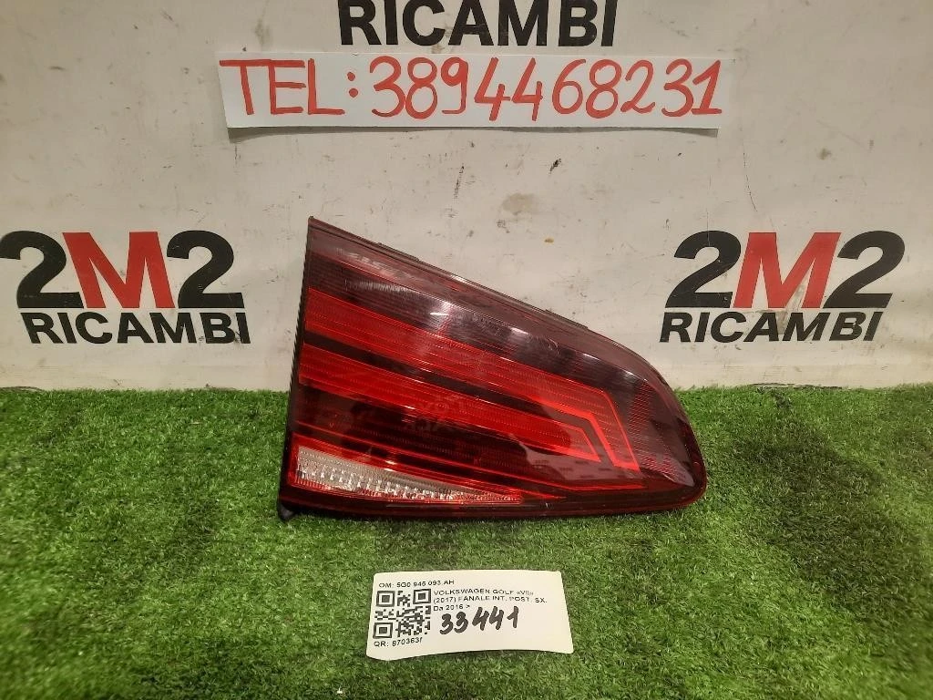 Fanale INT POST SX 5G0 945 093AH Volkswagen GOLF VII 2017