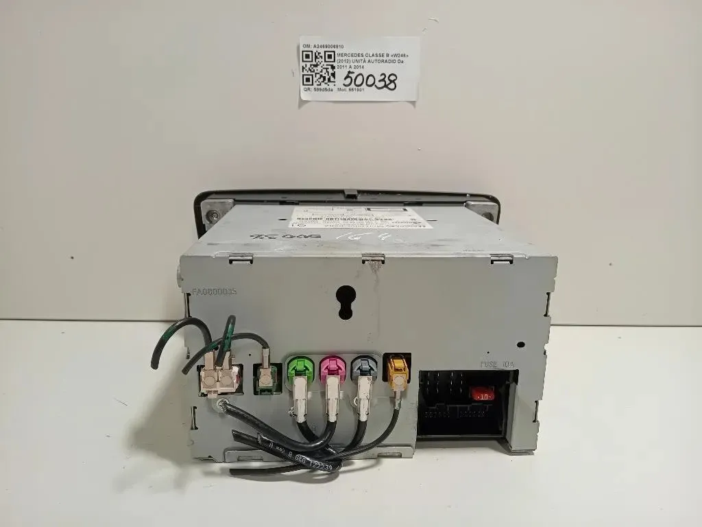 Unità Autoradio A2469006810 Mercedes Classe B W246 2012