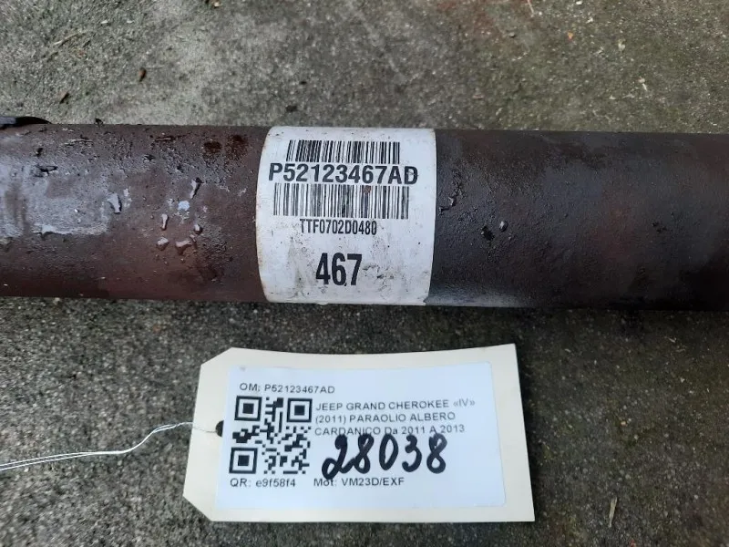 Paraolio Albero Cardanico P52123467AD Jeep Grand Cherokee IV 2011