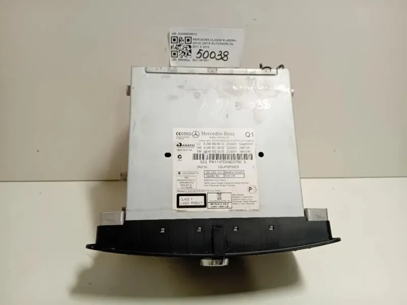 Unità Autoradio A2469006810 Mercedes Classe B W246 2012