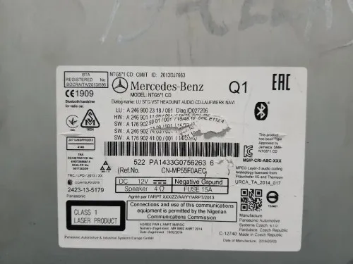 Unità Autoradio A2469002318 Mercedes Classe B W246 2014