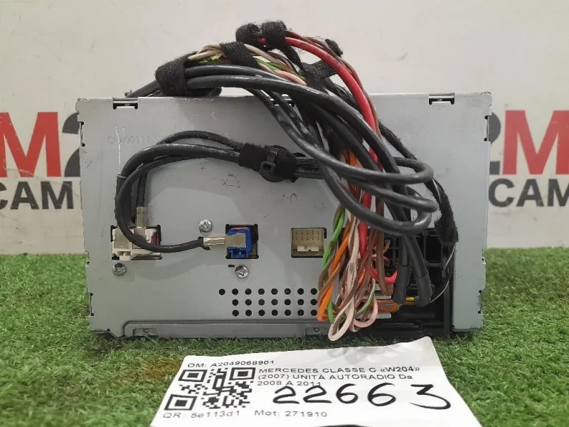Unità Autoradio A2049068901 Mercedes Classe C W204 2007