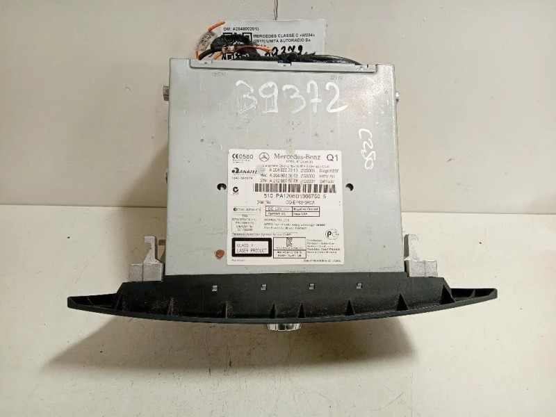 Unità Autoradio A2049002013 Mercedes Classe C W204 2011