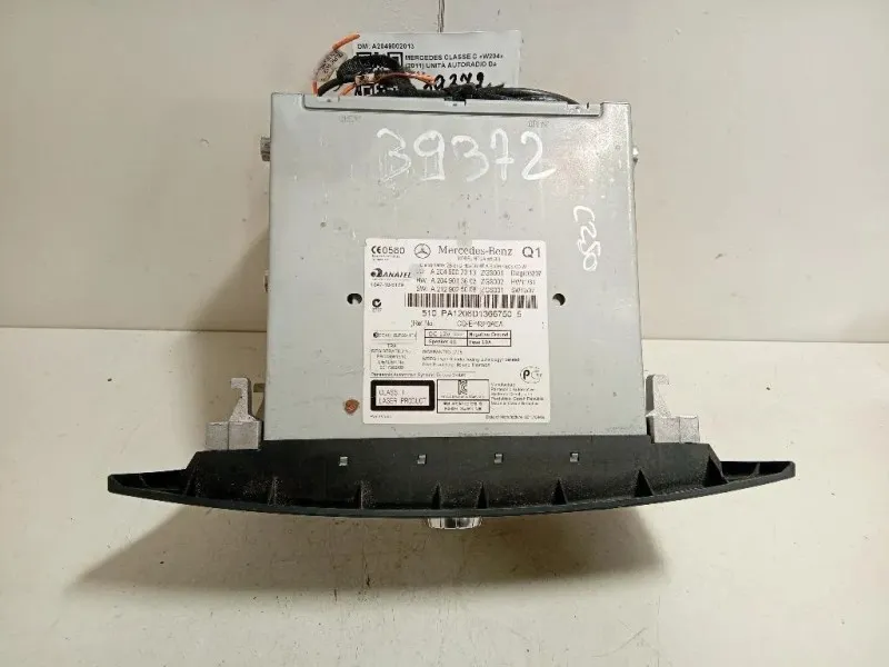 Unità Autoradio A2049002013 Mercedes Classe C W204 2011