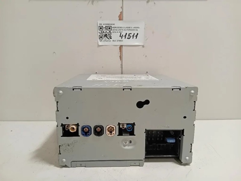 Unità Autoradio A2059004040 Mercedes Classe C W205 2014