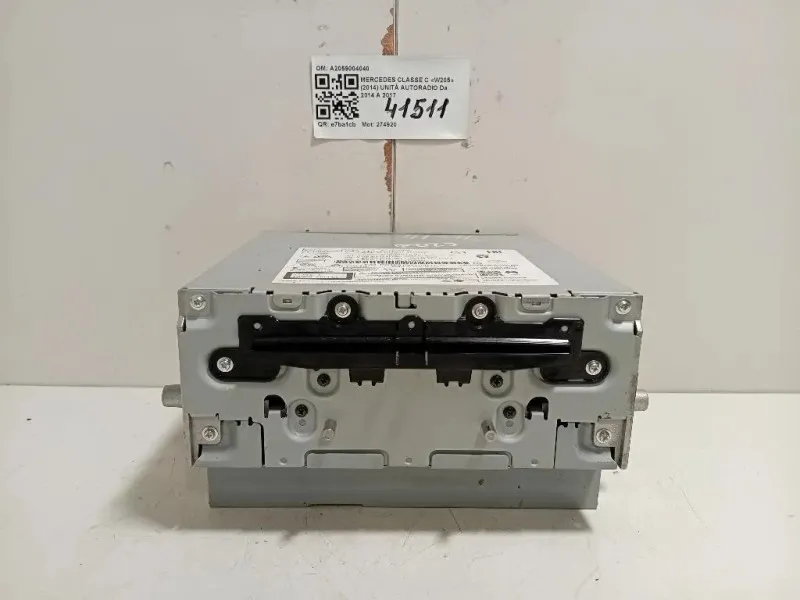 Unità Autoradio A2059004040 Mercedes Classe C W205 2014