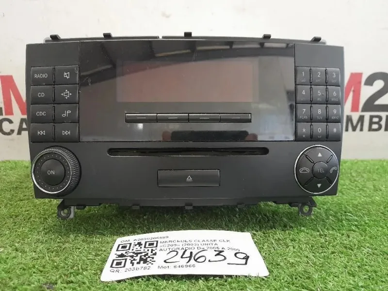 Unità Autoradio A2098206589 Mercedes Classe CLK C209 2003