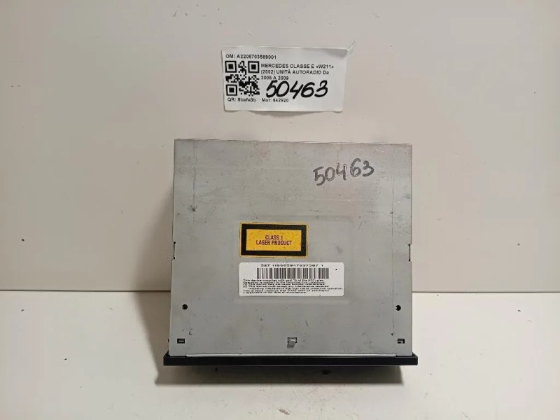 Unità Autoradio A2208703589001 Mercedes Classe E W211 2002