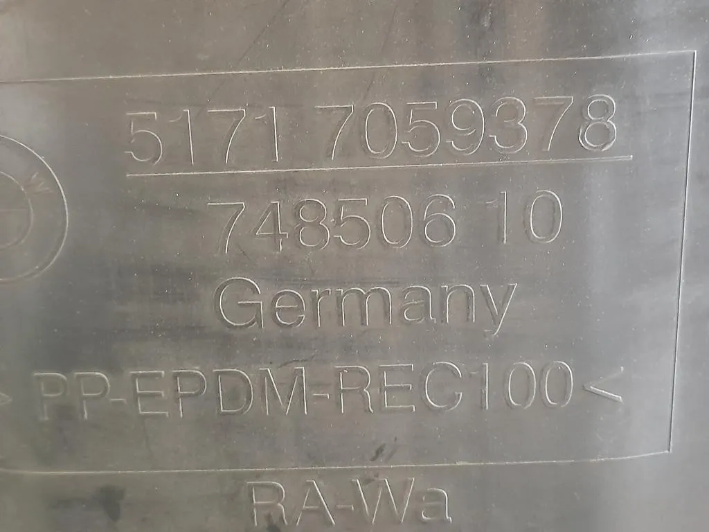 Parasassi Passaruota Interno ANT DX 7059378 Bmw Serie 3 E90 Berlina 2005