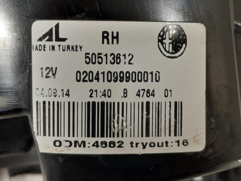 Fanale POST DX STOP FANALE 50513612 Alfa Romeo Giulietta 2010