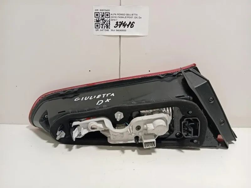 Fanale POST DX 50513400 Alfa Romeo Giulietta 2010