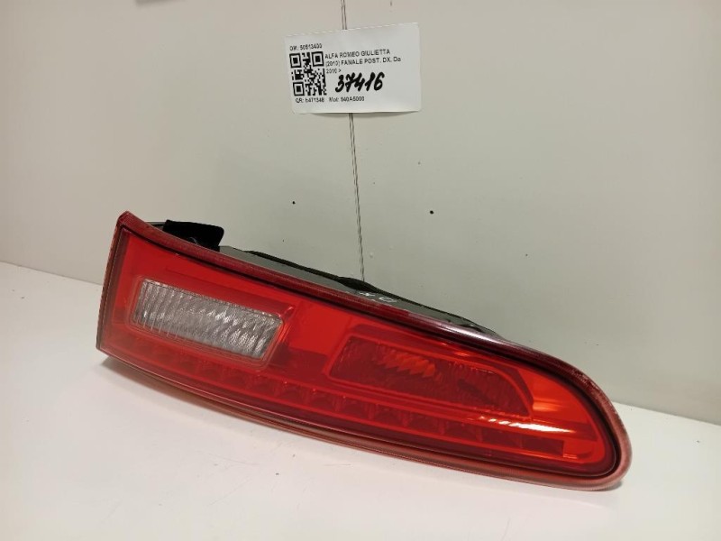 Fanale POST DX 50513400 Alfa Romeo Giulietta 2010