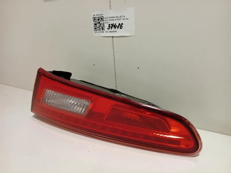 Fanale POST DX 50513400 Alfa Romeo Giulietta 2010