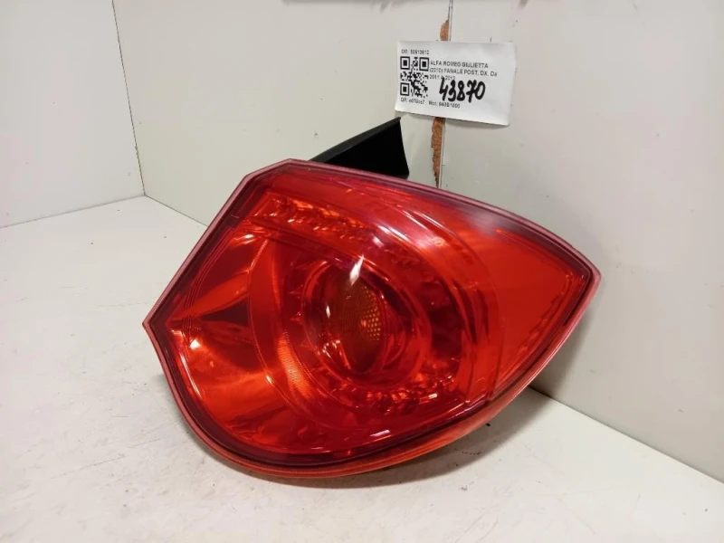 Fanale POST DX 50513612 Alfa Romeo Giulietta 2010