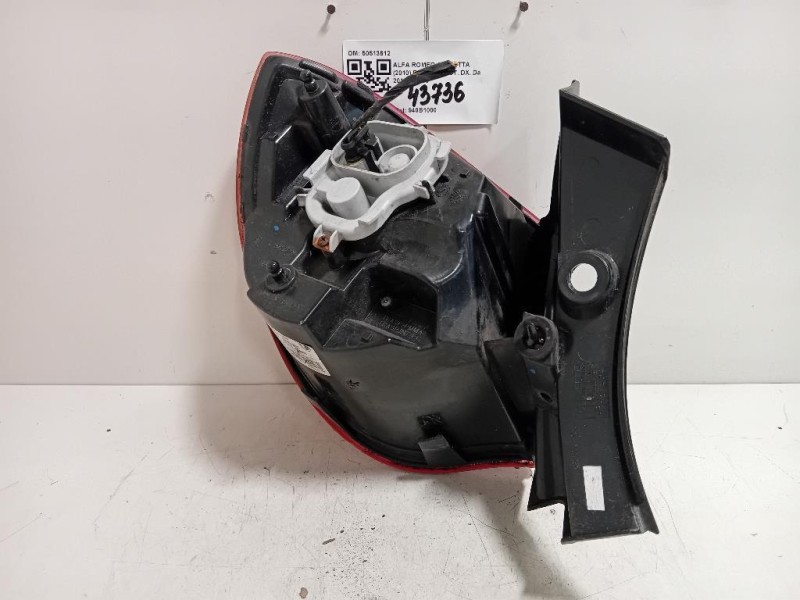 Fanale POST DX 50513612 Alfa Romeo Giulietta 2010