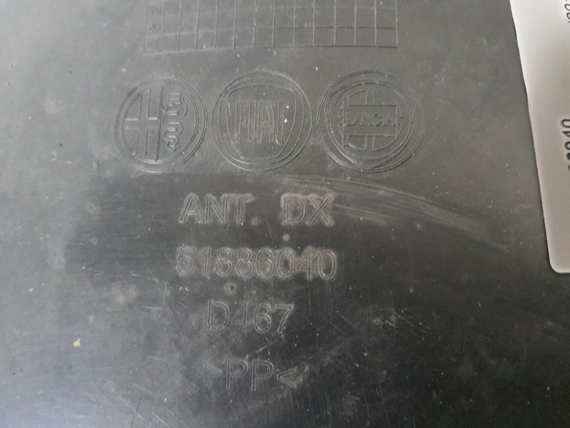 Parasassi Passaruota Interno ANT DX 51886040 Fiat 500L 2013