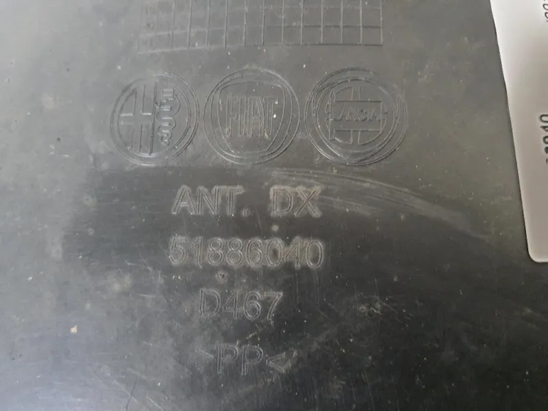 Parasassi Passaruota Interno ANT DX 51886040 Fiat 500L 2013