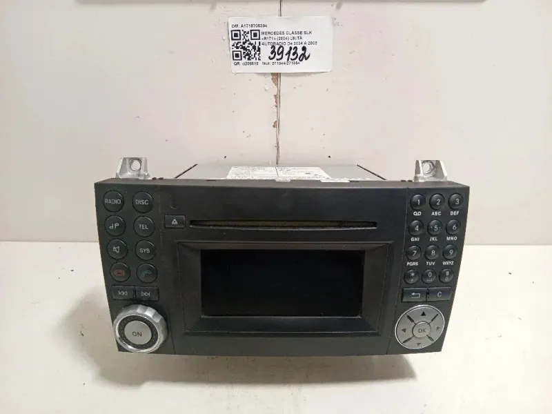 Unità Autoradio A1718705394 Mercedes Classe SLK R171 2004