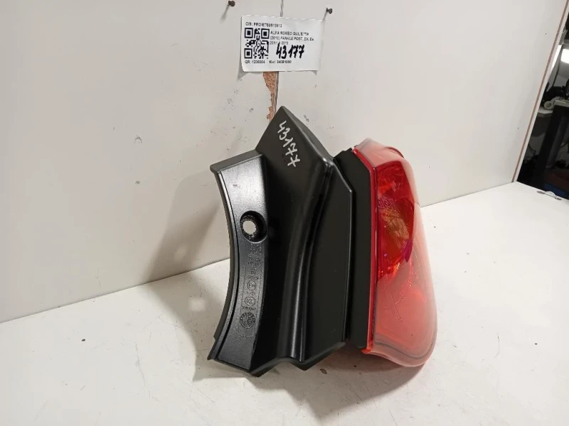 Fanale POST DX 50513612 Alfa Romeo Giulietta 2010