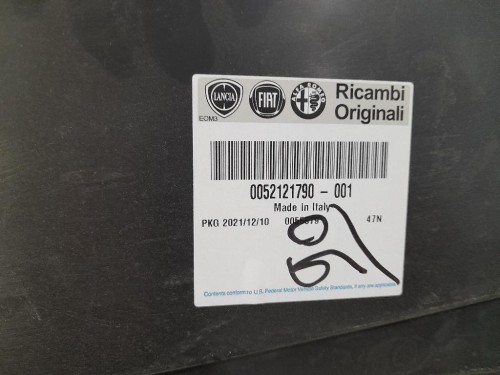 Parasassi Passaruota Interno ANT DX 52121790 Fiat Panda III 2012