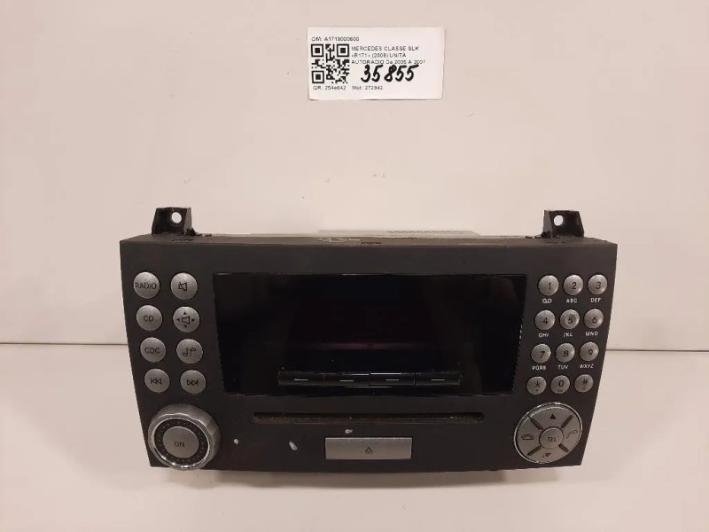 Unità Autoradio A1719000600 Mercedes Classe SLK R171 2004