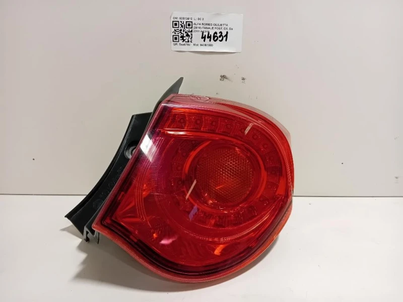 Fanale POST DX 50513612 Alfa Romeo Giulietta 2010