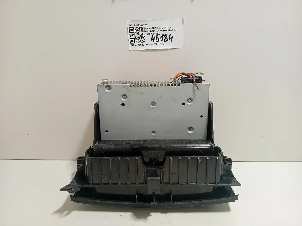 Unità Autoradio A6396891031 Mercedes VITO W447 2014