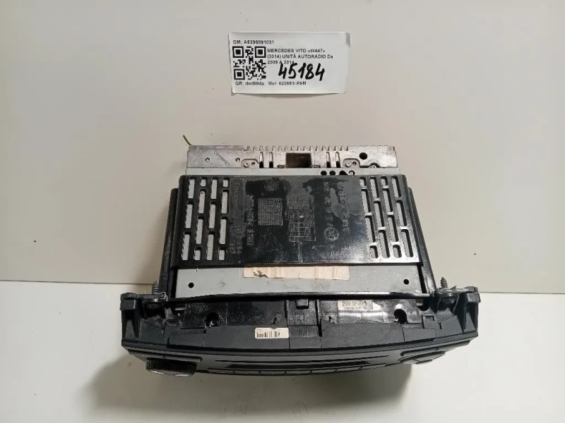Unità Autoradio A6396891031 Mercedes VITO W447 2014
