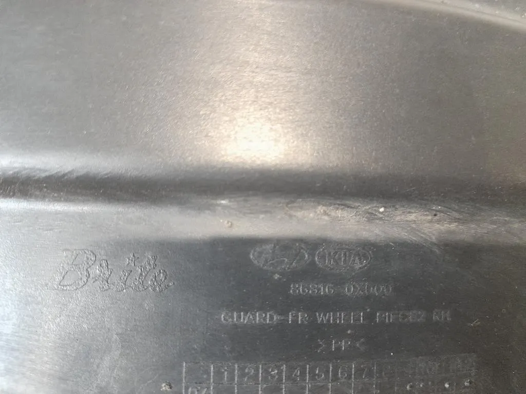 Parasassi Passaruota Interno ANT DX 868160X000 Hyundai I10 I 2008