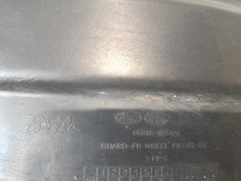 Parasassi Passaruota Interno ANT DX 868160X000 Hyundai I10 I 2008