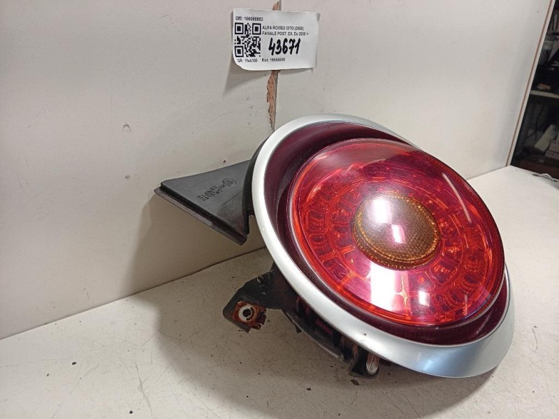Fanale POST DX 156085853 Alfa Romeo MITO 2008