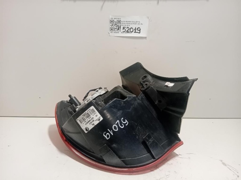 Fanale POST DX 50513612 Alfa Romeo Giulietta 2013