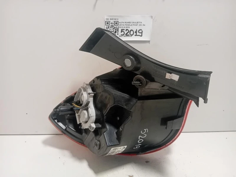 Fanale POST DX 50513612 Alfa Romeo Giulietta 2013