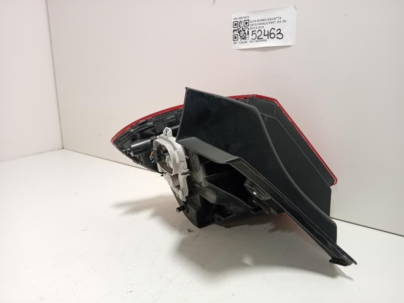 Fanale POST DX 50513612 Alfa Romeo Giulietta 2013