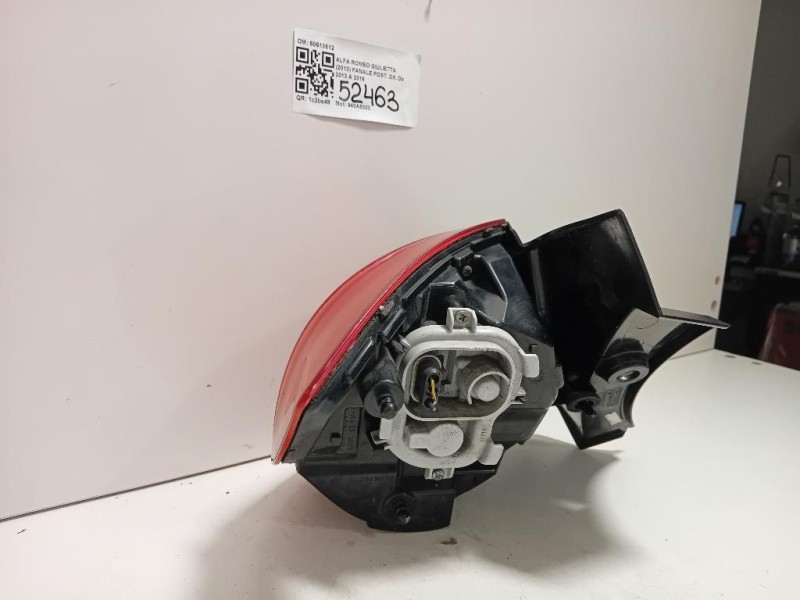 Fanale POST DX 50513612 Alfa Romeo Giulietta 2013