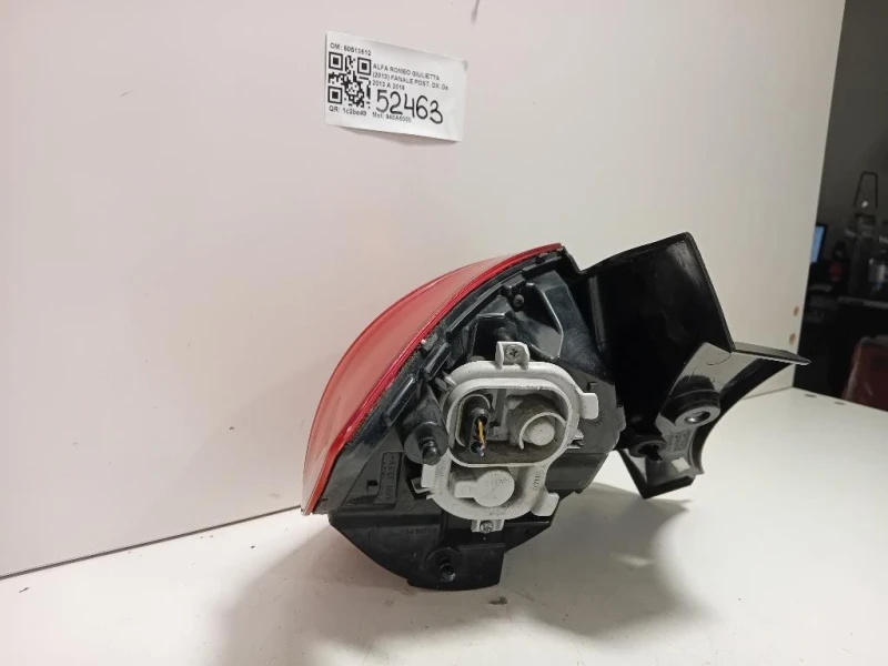 Fanale POST DX 50513612 Alfa Romeo Giulietta 2013