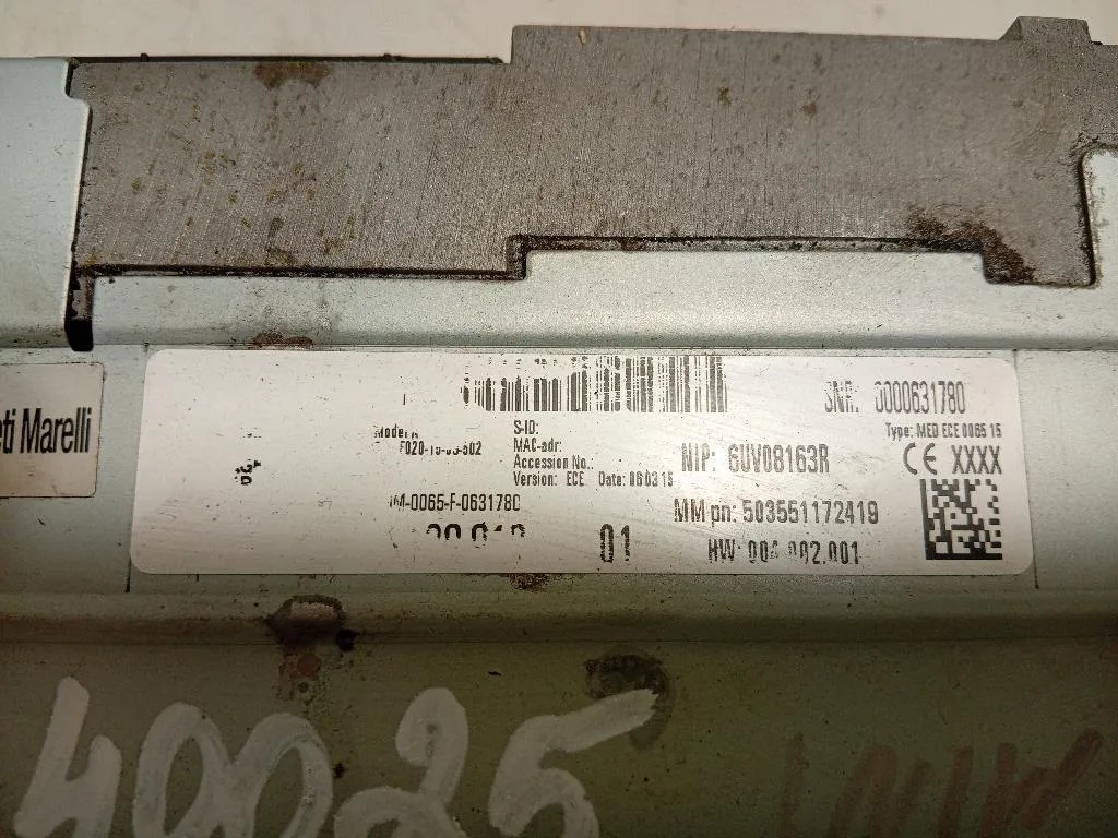 Unità Autoradio 65129350007 Mini MINI Cooper F56 2014