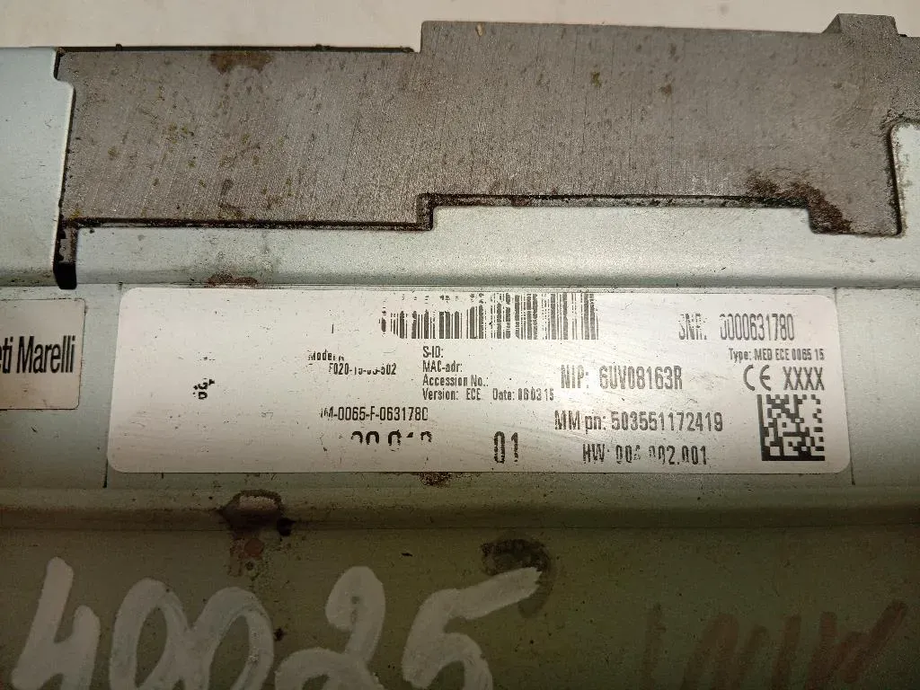 Unità Autoradio 65129350007 Mini MINI Cooper F56 2014