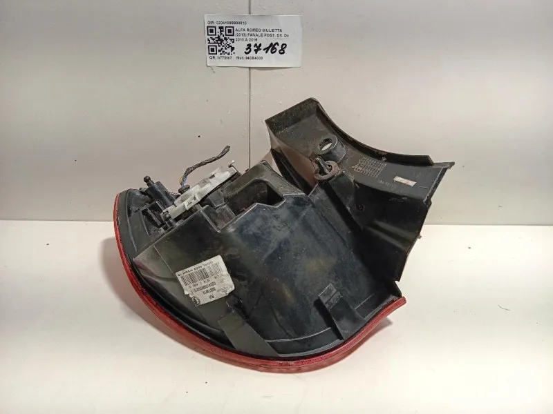 Fanale POST DX 02041099900010 Alfa Romeo Giulietta 2013